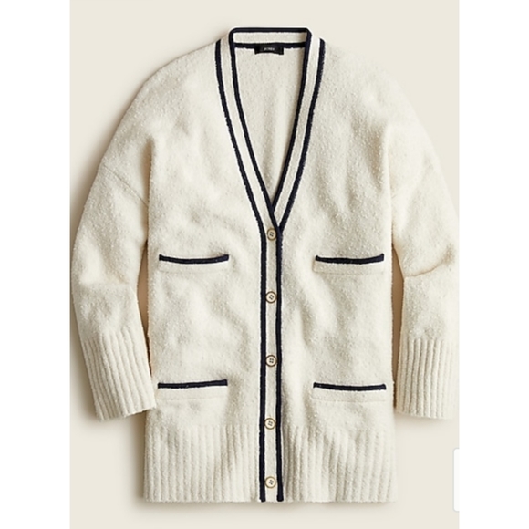 J. Crew Sweaters - J.Crew Relaxed bouclé cardigan sweater
